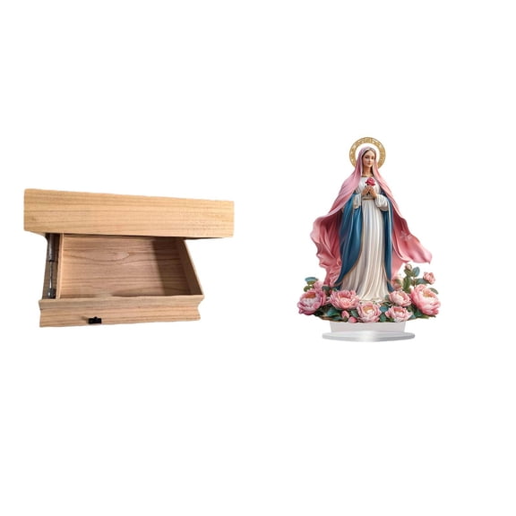 CoudarTitie Floating Shelf Wall Mounted Drawer with Compartment and Freestanding Decorative Table Decor for Easy Installation Home Dorm Apartment Office Festival Bedroom