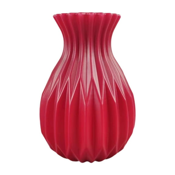 CoudarTitie Flower Vase Floral Arrangements Decorative Floral Container Unbreakable Vase for Red