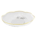 thumbnail image 1 of CoudarTitie Fruit Plate Dessert Plate Round Kitchen Utensils Serving Platter for Anniversary L White, 1 of 9