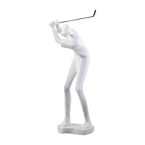 CoudarTitie Golf Ornament, Decorative Collectible, Stable Base, Collection, Human Sculpture, 813W