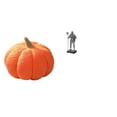 thumbnail image 1 of CoudarTitie Halloween Pumpkin Pillows Knight Figurine Stuffed Pillow Decoration Plush Decorative Sofa Cushion Statue Figure Tabletop Ornament Entryway Fireplace Bedroom Room Decor Housewarming, 1 of 8
