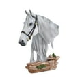 thumbnail image 1 of CoudarTitie Horse Head Statue Decor Gift Animal Sculpture for Anniversary Business Table White, 1 of 8