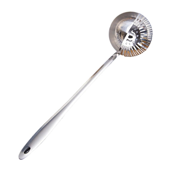 CoudarTitie Hot Pot Soup Ladle Colander Spoon Kitchen Utensil Cooking Skimmer Strainer Scoop Silver