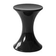 thumbnail image 1 of CoudarTitie Hourglass Shape Storage Foot Rest Stool Simple Design for Indoor Use 44x31cm Black, 1 of 9
