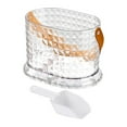 thumbnail image 1 of CoudarTitie Ice Bucket Beer Bucket Multipurpose Ice Storage Barrel Drinks Container Beverage Clear White L, 1 of 9