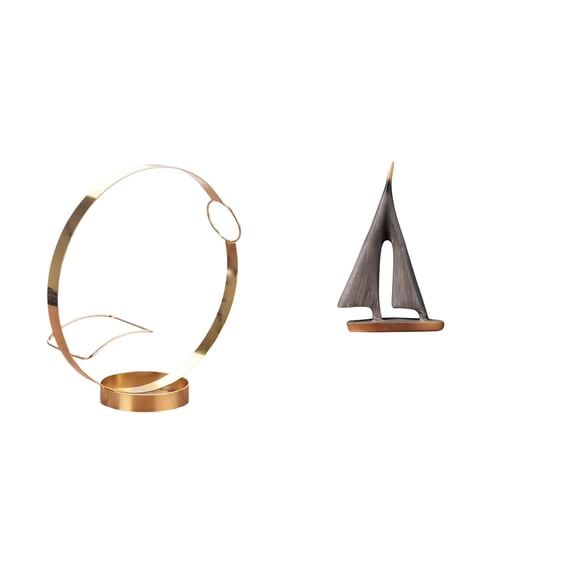 CoudarTitie Iron Wine Bottle Holder Racks Sailing Boat Decor Red Wine Adult Beverage Bottle Display Holder Metal Wine Rack Organizer Bottle Storage Holder Sailboat Statue Sailing Ship Ornament