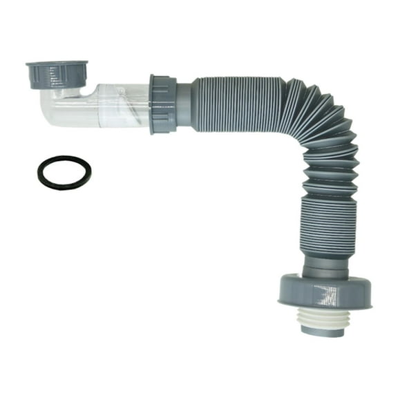 CoudarTitie Kitchen Sink Drain Hose Telescopic and Lightweight Sink Drain Hose for Apartment 120cm