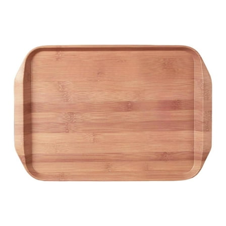 CoudarTitie Melamine Serving Tray Dinner Tray Multipurpose Portable Rectangular Serving Tray C