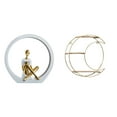 thumbnail image 1 of CoudarTitie Metal Figurine Shelf Centerpiece Modern Abstract Sculpture for Bedroom Bookshelf Wall Hanging Decorative Collectibles Trophy, 1 of 8