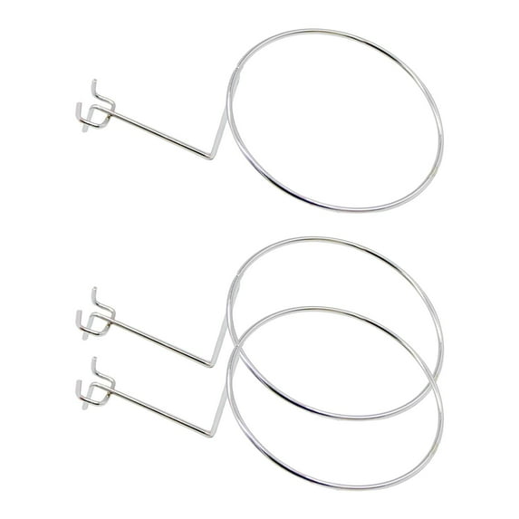 CoudarTitie Metal Pegboard Hat Organizer Storage Rack Diameter 13cm Lightweight Multipurpose 2.5cm Hole Spacing