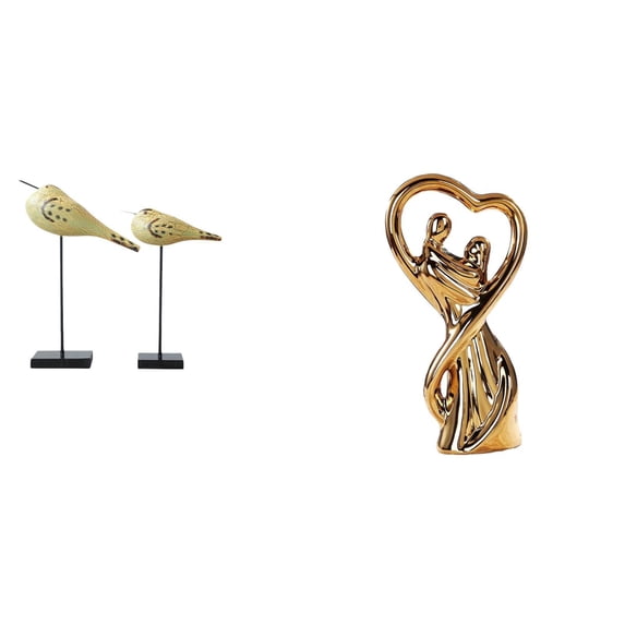Modern Minimalist Animal Ornament Love Birds Decor Desk Decoration Porcelain Crafts