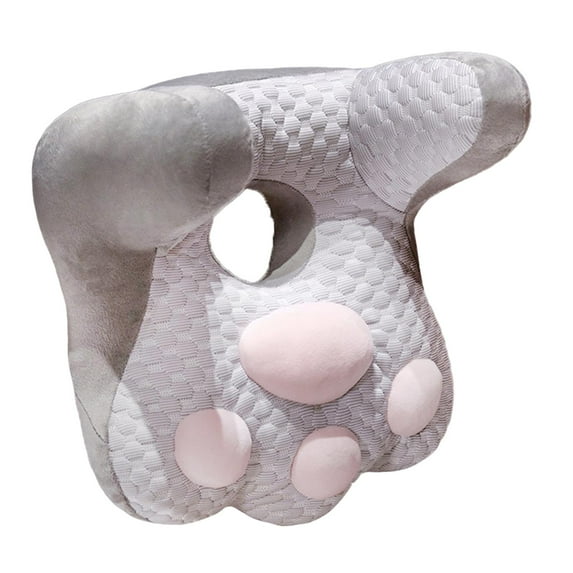 CoudarTitie Neck Pillow for Office Chair, Desk, Nap, Removable and Washable Cover, Ergonomic Gray