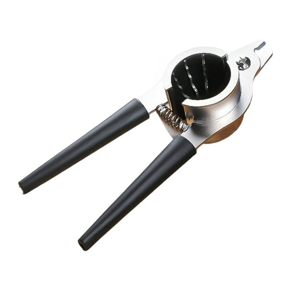 CoudarTitie Nut Sheller Nut Opener Multifunctional Reusable Hazelnut Opener Walnut Shelling Black