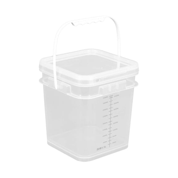 CoudarTitie Paint Bucket Holder Paint Pail Leakproof Pigment Mixing Practical Fishing Bucket 4 L