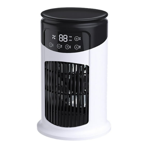 CoudarTitie Portable Air Conditioner USB Fan 300ml Water Tank Personal Adjustable with Light