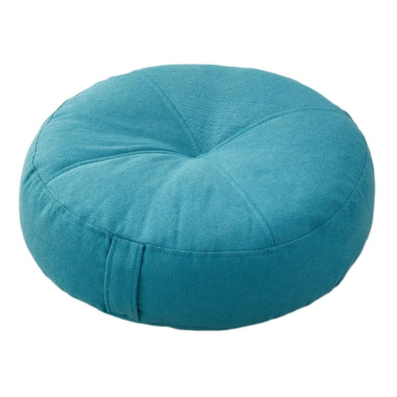 CoudarTitie Round Floor Pillow Comfortable Small Decor Multifunctional Floor Seating Cushion Blue