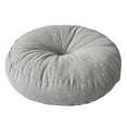 thumbnail image 1 of CoudarTitie Round Floor Pillow Meditation Cushion Decorative Comfortable Floor Cushion Pad for Bedroom Office Balcony Indoor Light Gray, 1 of 9