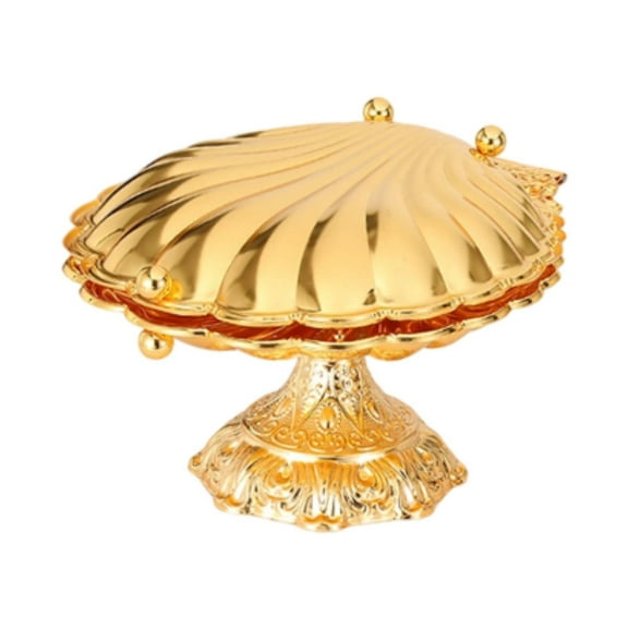 CoudarTitie Seashell Fruit Bowl Creative Multifunction Decorative Bowls Serving Dish Display 30cmx35cmx21cm