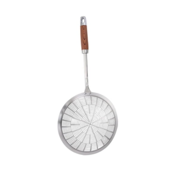 CoudarTitie Skimmer Spoon Wooden Handle Multifunctional Heat Insulation Kitchen Utensils Oil 15.5cmx38cm