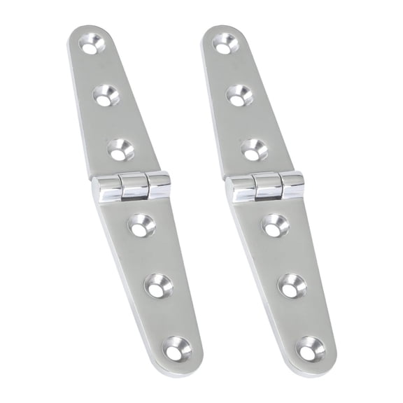CoudarTitie Stainless Steel Boat Hinge Easy Installation Replacement Heavy Duty Polished for