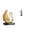 thumbnail image 1 of CoudarTitie Swan Figurine Modern Art Animal Sculpture and Guan Yin Stone Ornament Collectible Chinese Feng Shui Buddhist Decoration for Living Room Bedroom Cabinet Home, 1 of 8