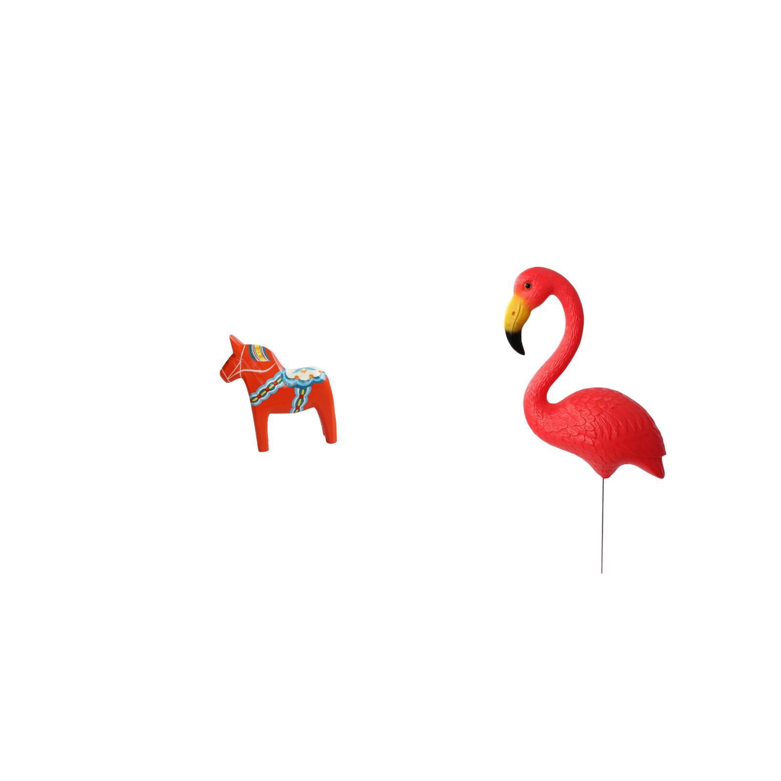 CoudarTitie Swedish Dala Horse Ornament Collectible Dalecarlian Horse Figurine Animal Sculpture for Bookshelf Entrance Cabinet Home Decor Bird Statue Figurine Yard Art Ornament Backyard Fairy