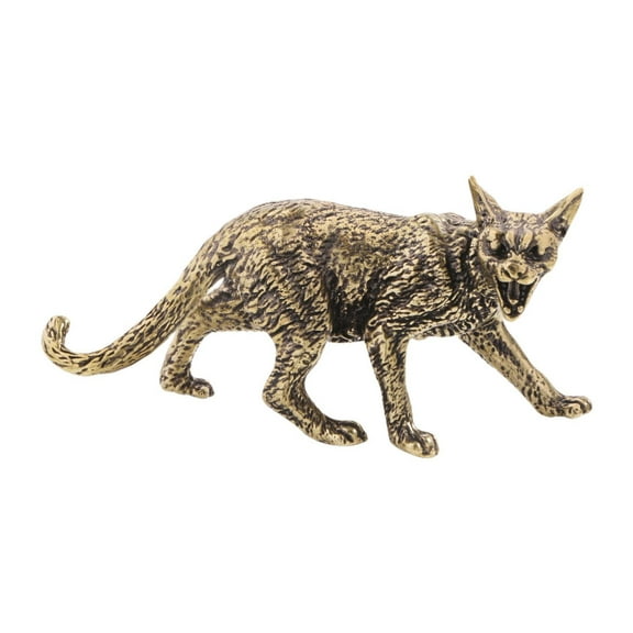 CoudarTitie Tea Pet Tea Ceremony Antique Crafts Animal Figurines Gift Cat Figurine Small Cat