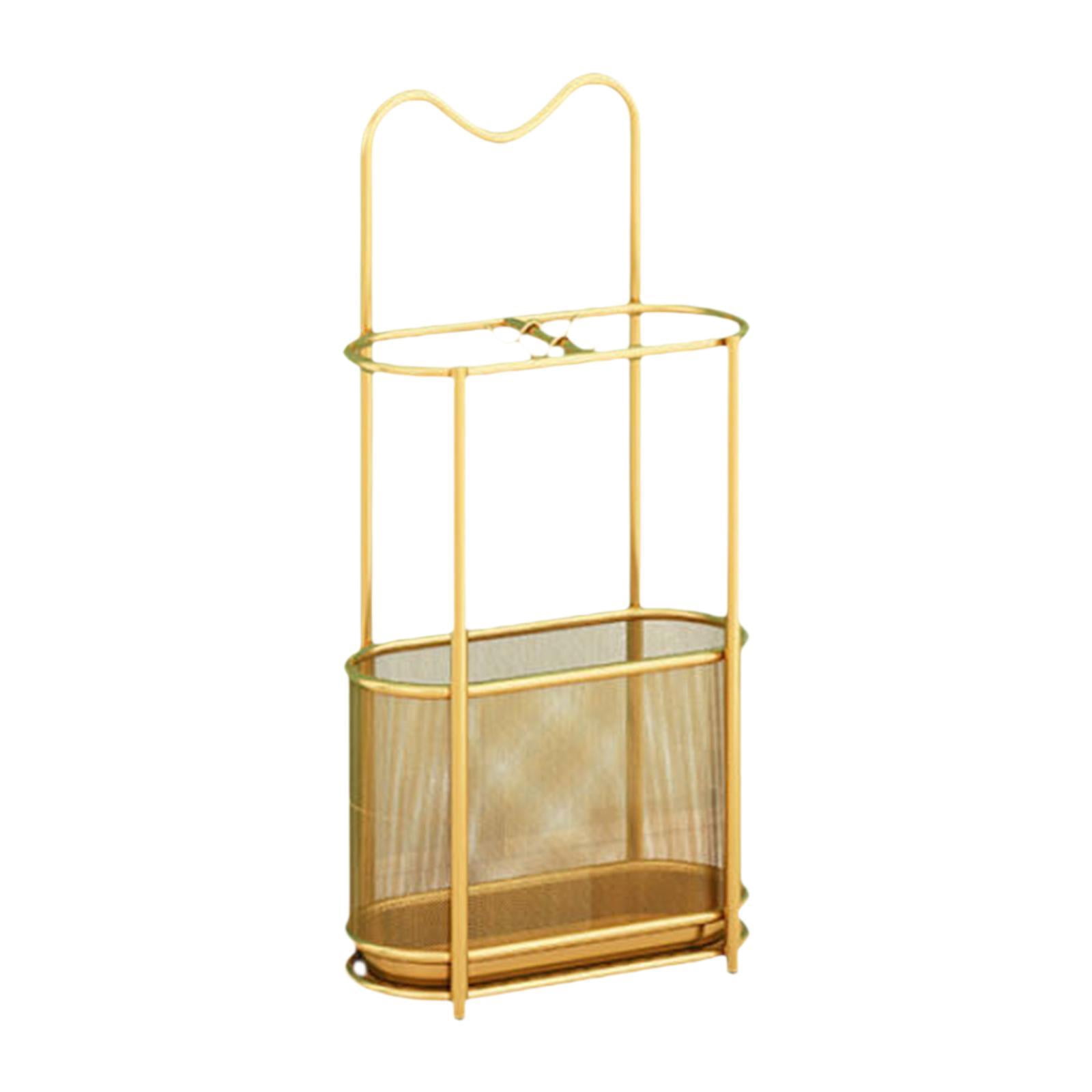 CoudarTitie Umbrella Rack Stand Storage Rack Metal Organizer Umbrella Holder Umbrella Holder gold
