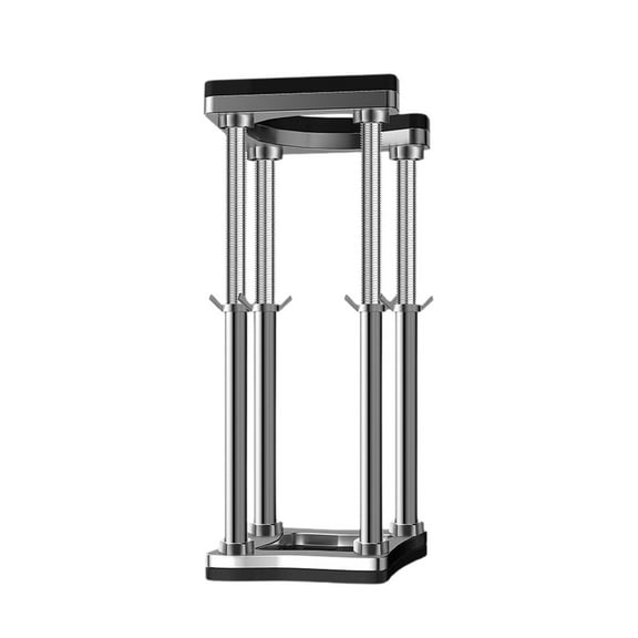 CoudarTitie Undermount Sink Bracket Adjustable No Drill Stainless Steel Heavy Duty Versatile 46cm to 56cm