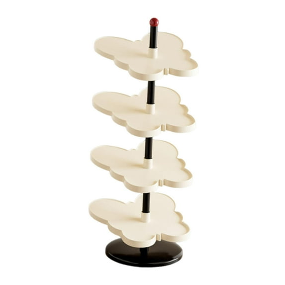 CoudarTitie Vertical Shoe Rack Space Saving Corner Practical Anti Slip Storage Organizer for 4 Tier