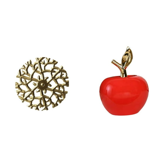 CoudarTitie Wall Hanging Sculpture Metal Wall Decor Hanging Sculpture Wall Art Decorative Disc Statue Crafted From Iron And Ceramic with Artistic Design Suitable