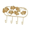thumbnail image 1 of CoudarTitie Wall Hook Coat Hook Leaf Design Heavy Duty Multifunctional Modern Decorative for Curve 4 Hooks, 1 of 9