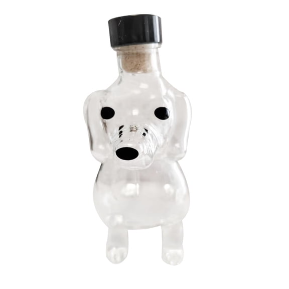 CoudarTitie Whiskey Decanter Whiskey Bottle Clear Decorative Glass Funny Empty Container for