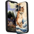 thumbnail image 1 of Cougar-143 phone case for iPhone 14 Pro for Women Men Gifts,Cougar-143 Pattern Soft silicone Style Shockproof Case, 1 of 1