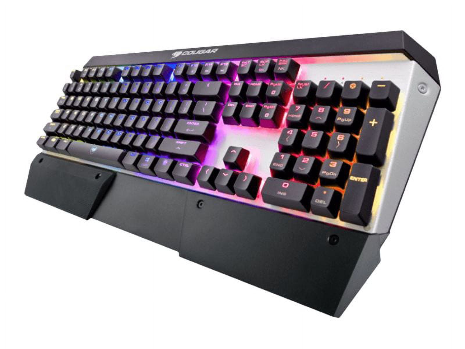 Cougar Attack X3 RGB - Keyboard - backlit - USB - key switch: CHERRY MX RGB - silver