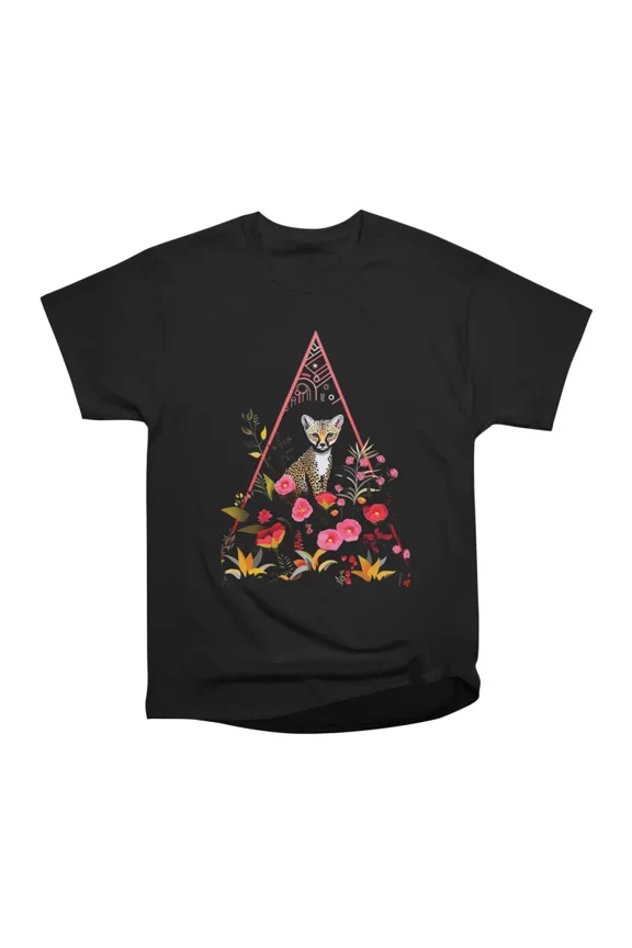 Cougar Cub Geometry T-Shirt Tee Gift For Him Merch For Her Apparel For Friend
