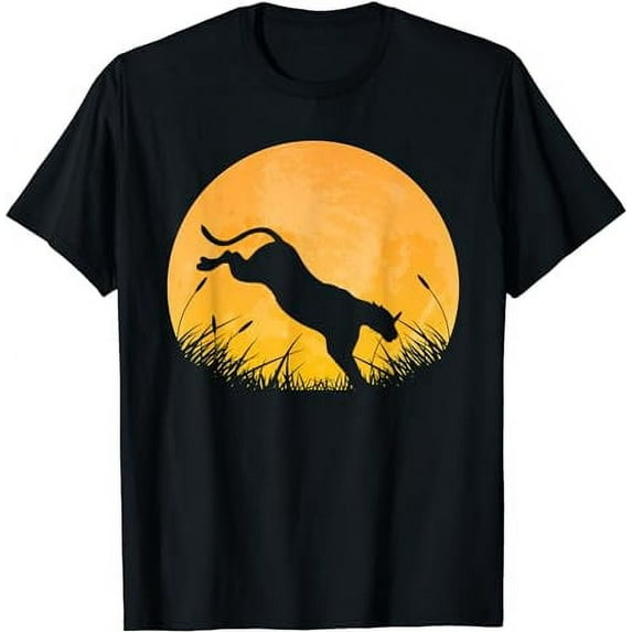 Cougar Easy Halloween Outfit Puma Animal Moon Costume Gift T-Shirt
