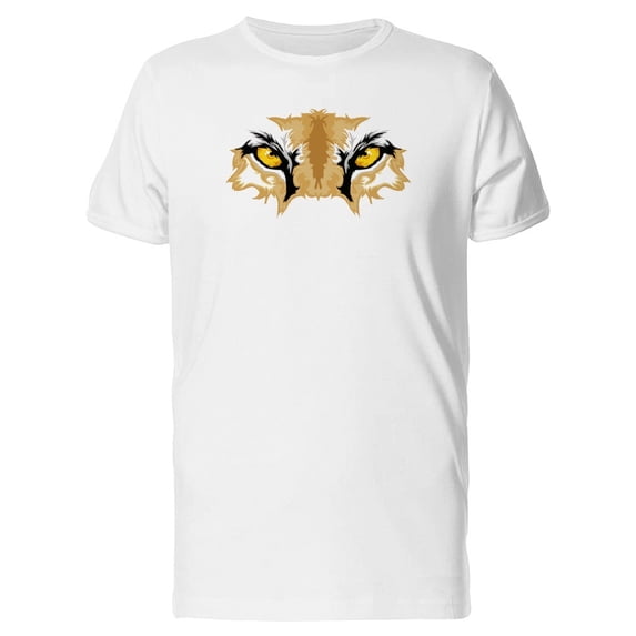 Cougar Eyes Mascot Cartoon Tee Men's -Image by Shutterstock