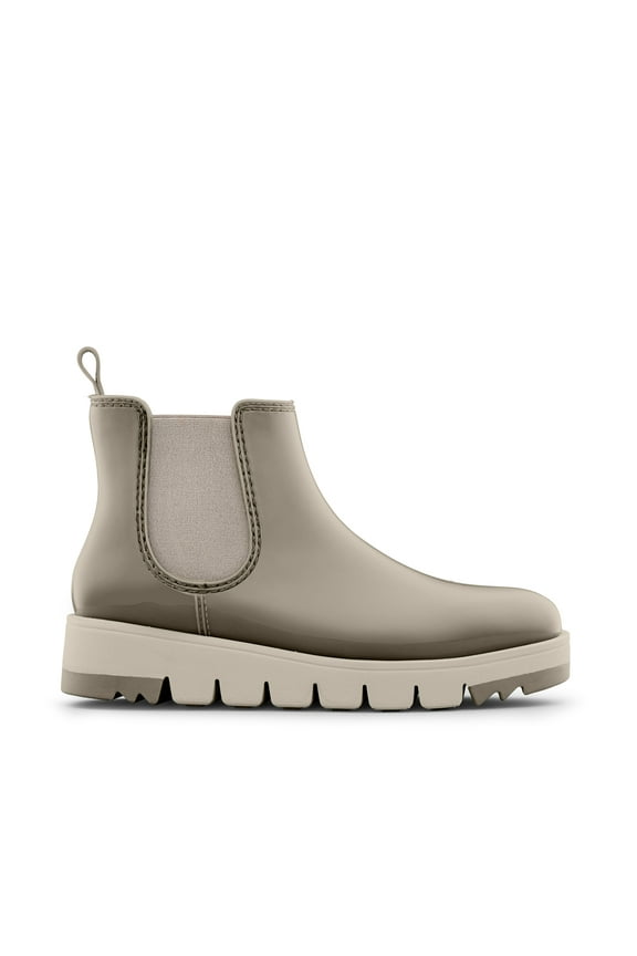 Firenze Chelsea Rain Boots - Women's, Taupe, 10 US
