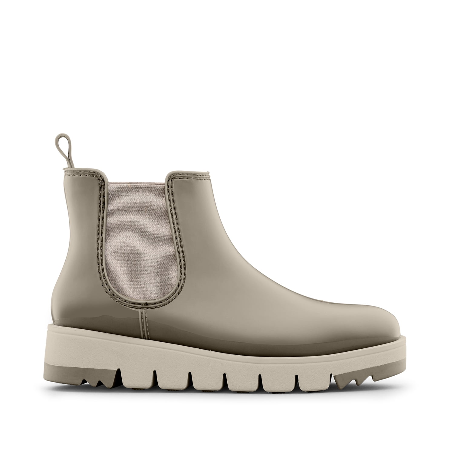 Cougar Firenze Chelsea Rain Boots Women s Taupe 8 US