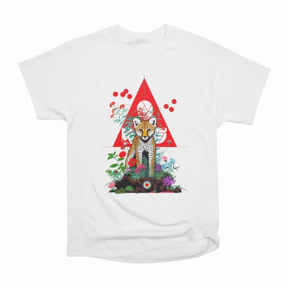 Cougar Geometry T-Shirt Tee Gift For Him Merch For Her Apparel For Friend