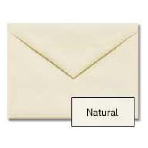 Cougar Natural 5-1/2 BAR Envelopes - 250 Pack - 4-3/8 x 5-3/4 - 104 GSM - #28 Bright White - PaperPapers Invitations & DIY Cards