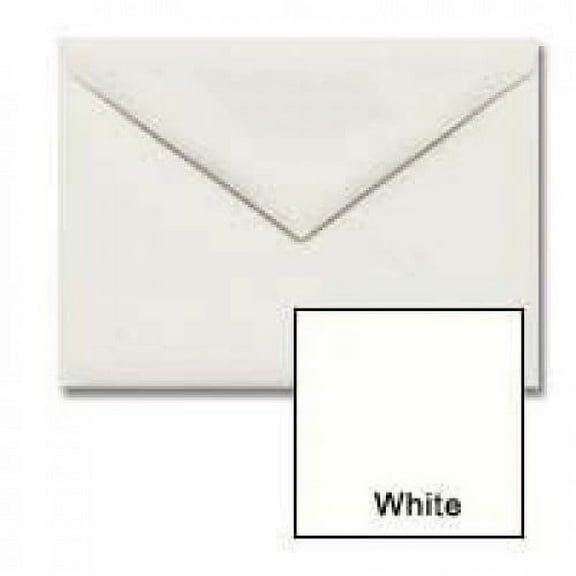 Cougar Opaque - WHITE - 5 1/2 Bar Envelopes (4 3/8 x 5 3/4) - 250 PK