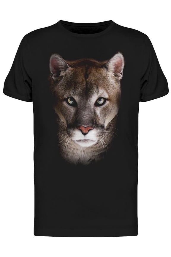 Cougar Portrait T-Shirt Men -Image by Shutterstock, Male Medium