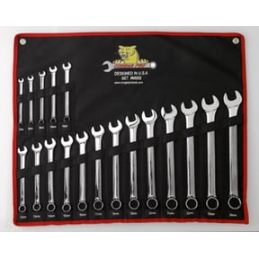 Cougar Pro 18 Pc. Full Polish Combination Wrench Set Metric (7Mm To 24Mm)