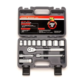 Wright Tool A31 13-Piece Cougar Pro 3/8" Drive 12 Point Standard Socket Set