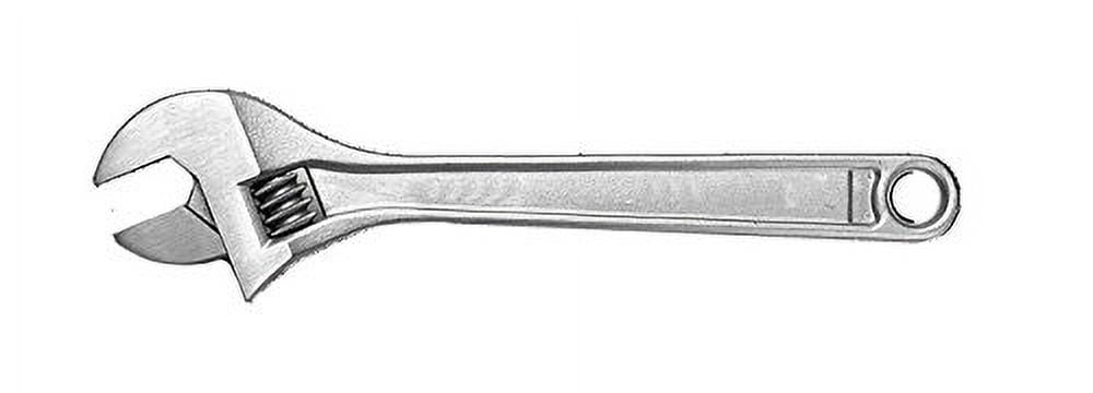 Cougar Pro E9AC12 Adjustable Wrench with Chrome Finish, 12"