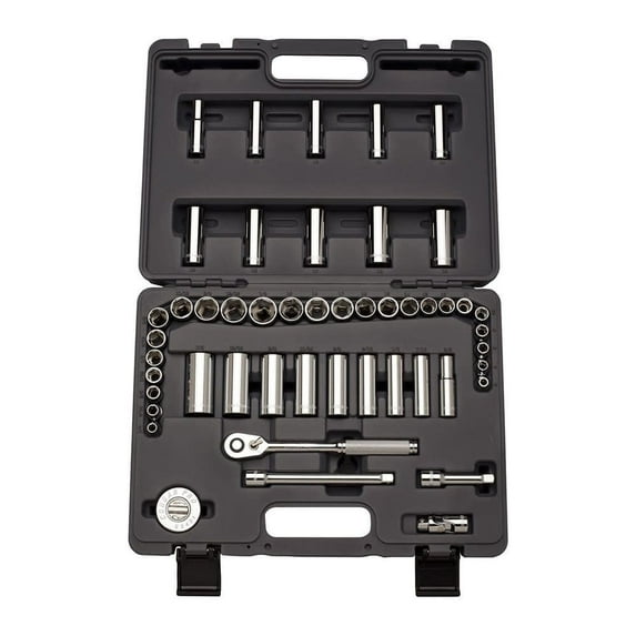 Cougar Pro by Wright Tool A29 1/4" Drive 6-Point Std, Deep SAE/ Metric-46 Piece