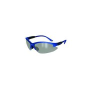 Cougar Safety Glasses with Flash Mirror Lenses and Blue Frame