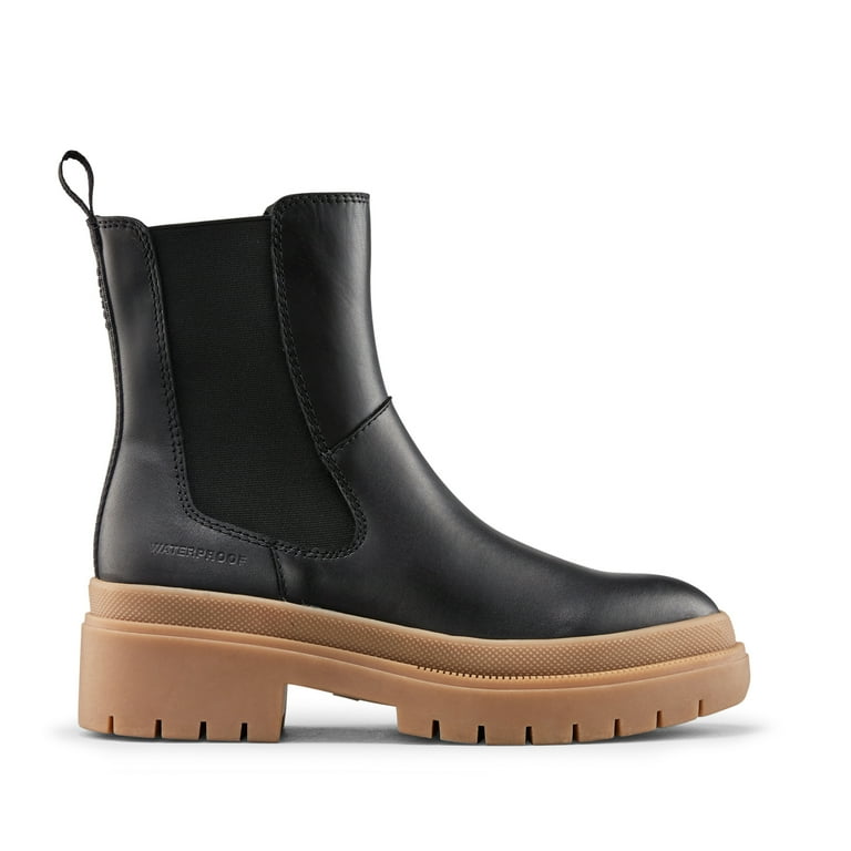 Cougar Women s Swinton Leather Waterproof Boot Black Gum SWINTON L BLACK GUM